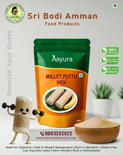 AAYURA Millet Puttu Mix 500g