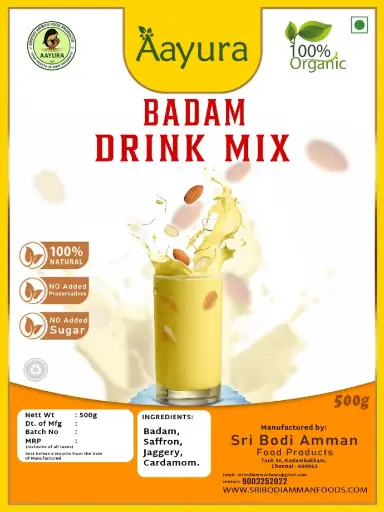 AAYURA BADAM MIX –The Taste of Pure Nutrition(250g)