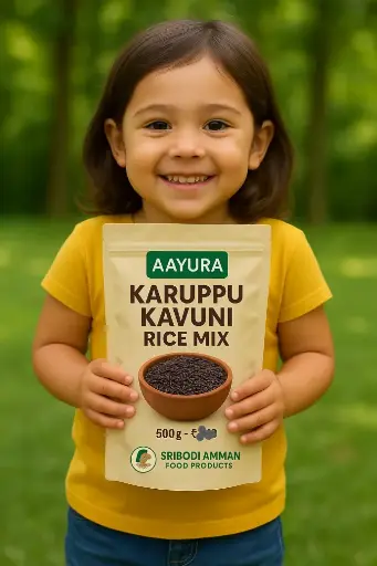 AAYURA Karuppu Kavuni Rice mix for Weight Loss